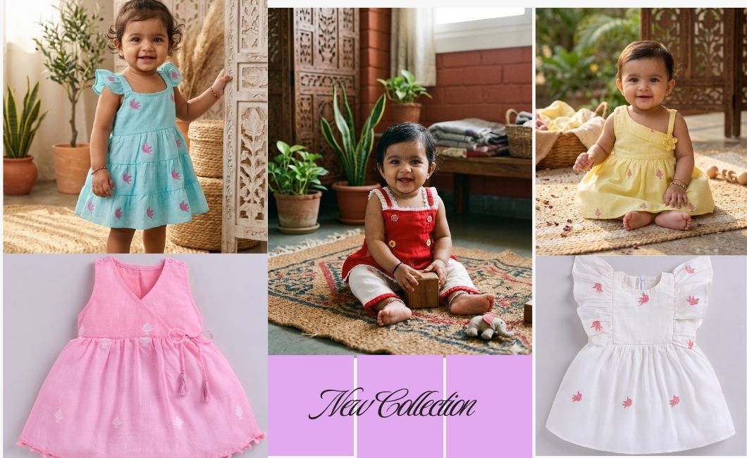 Jamdani Dress for Kids: A Comfortable Way to Dress Little Ones for Durga Puja & Special Occasions