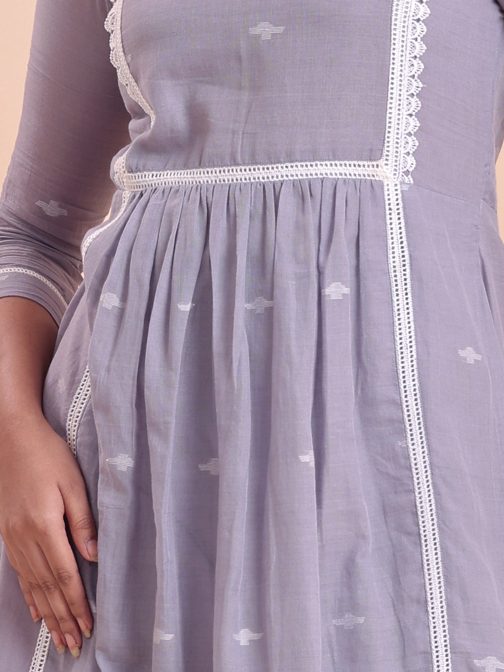 Jamdani Princess Midi Dress