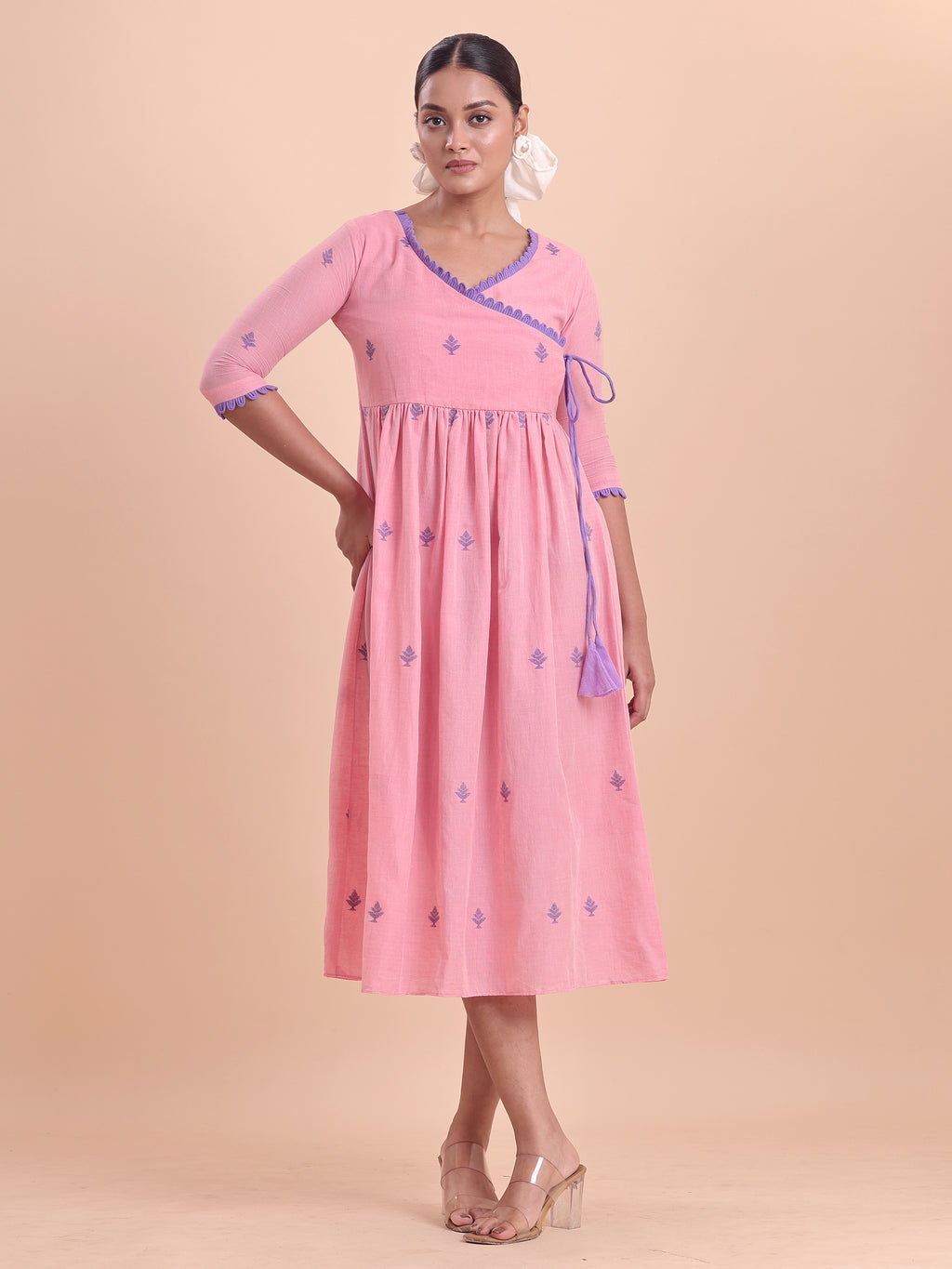 Jamdani Angrakkha Dress