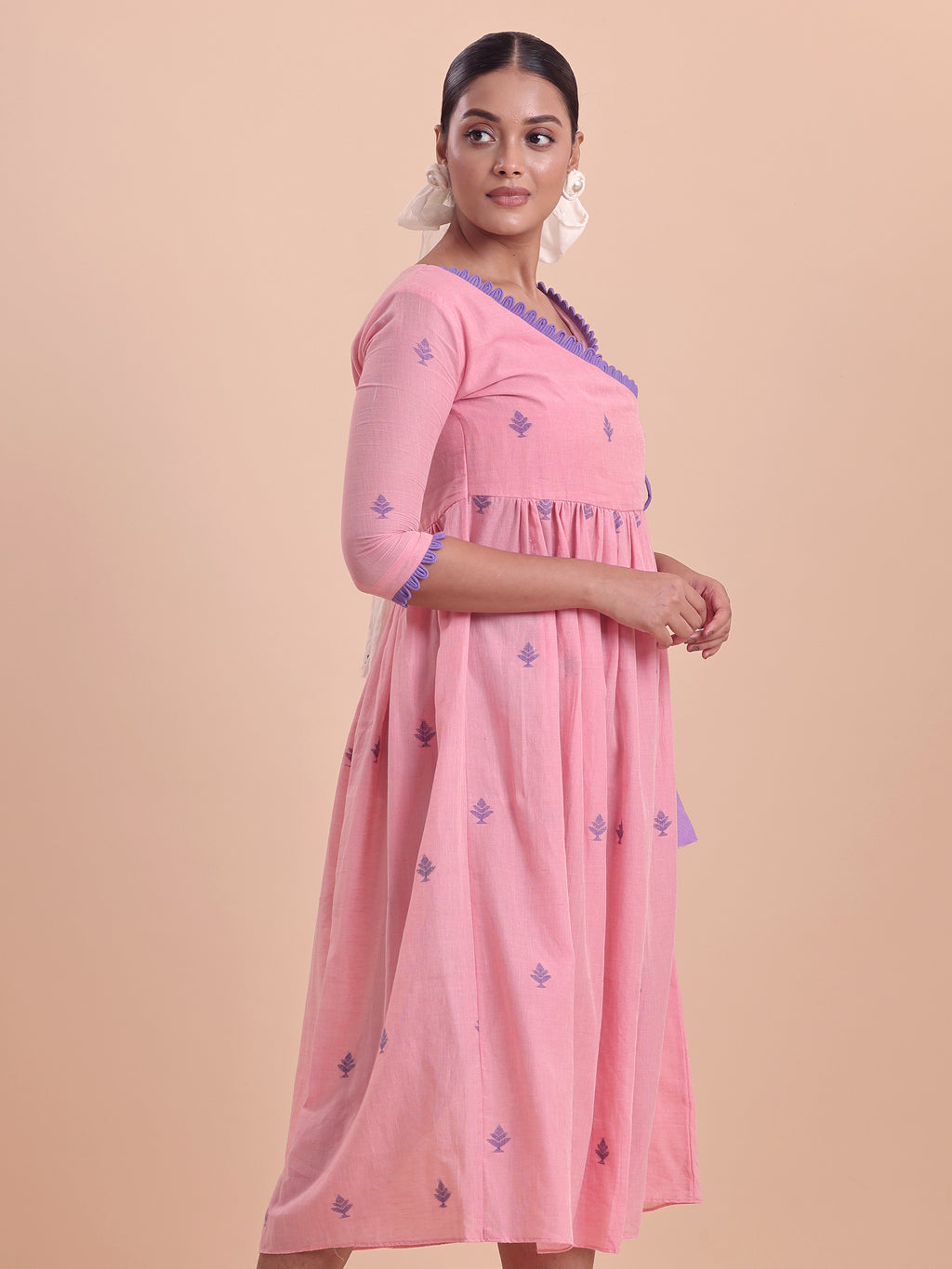 Jamdani Angrakkha Dress