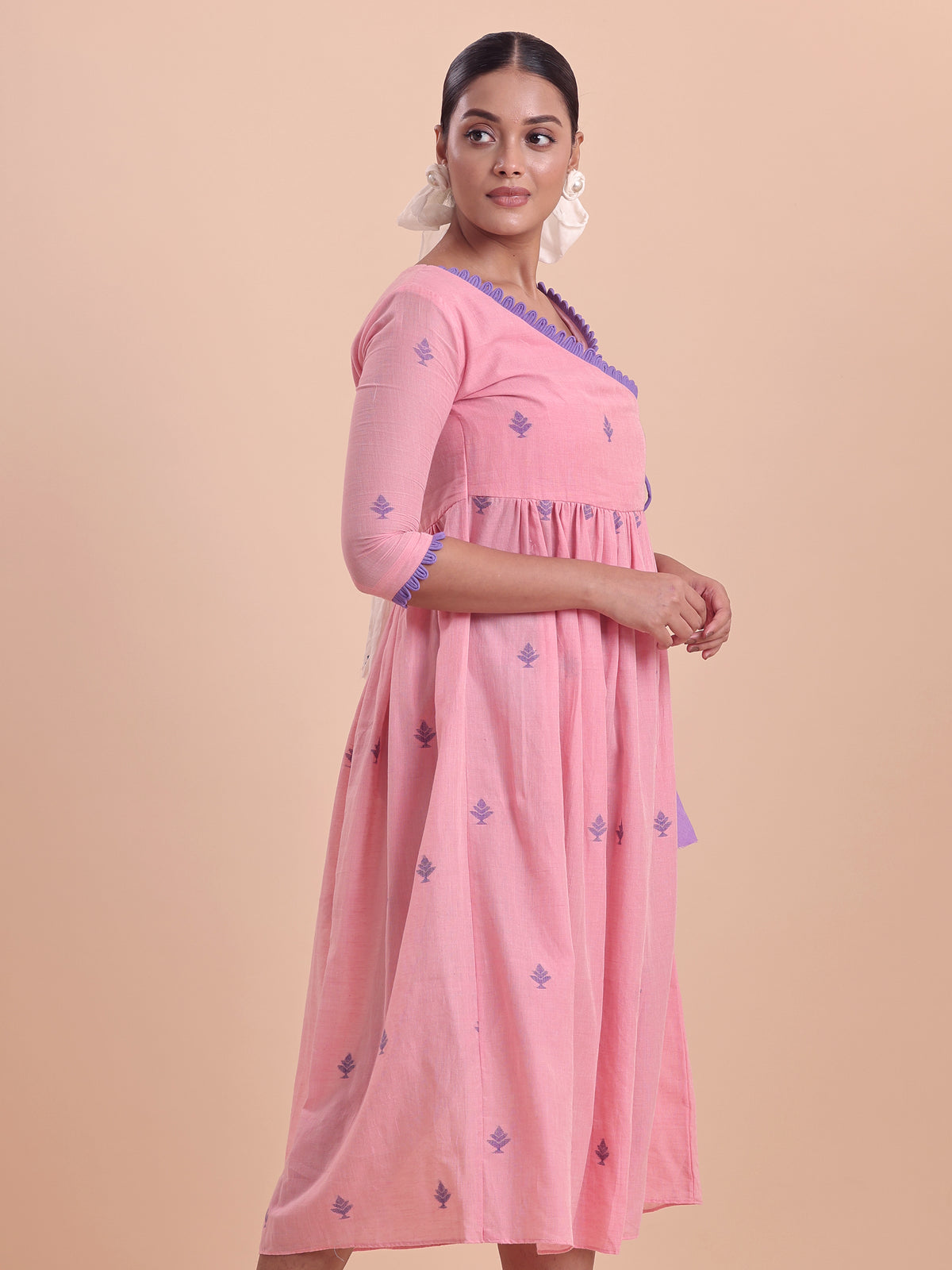 Jamdani Angrakkha Dress