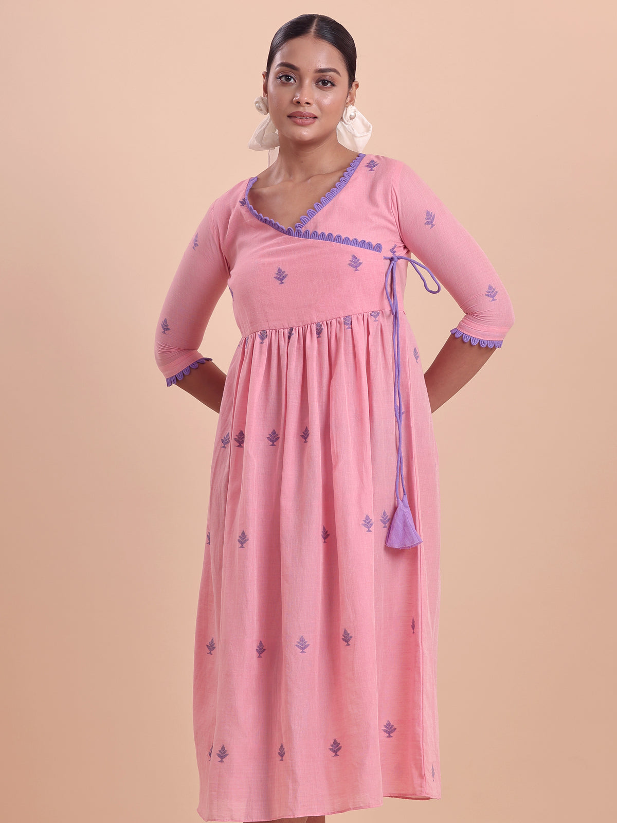 Jamdani Angrakkha Dress