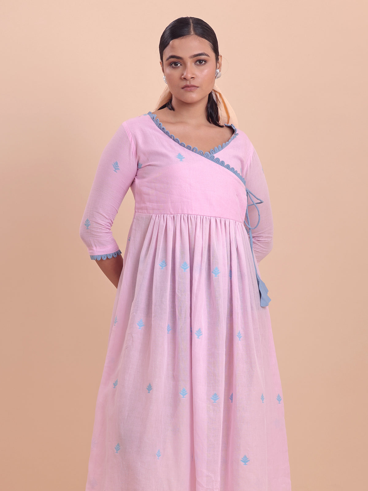 Jamdani Angrakkha Dress