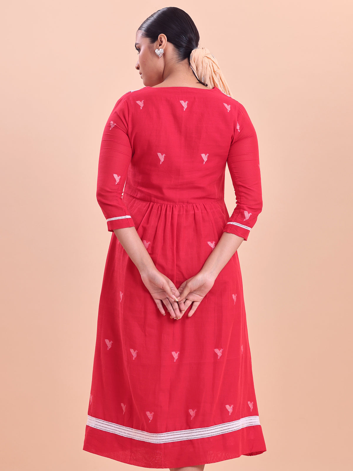 Jamdani Princess Midi Dress