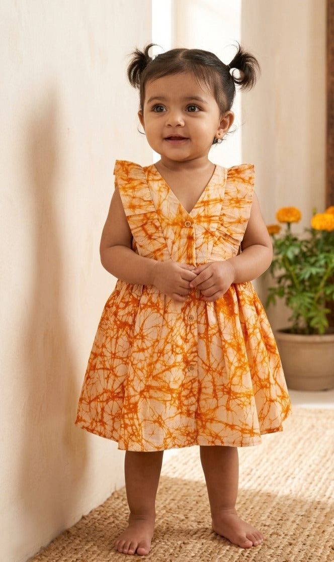 A-line Batik Dress