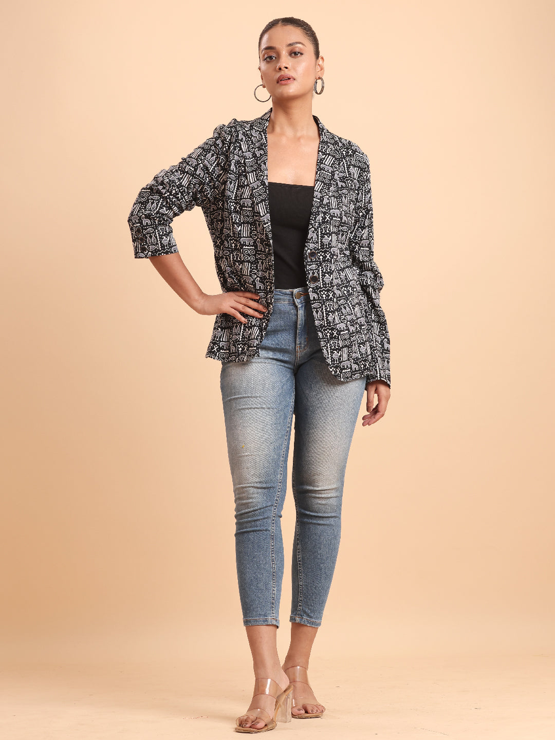 KALA REKHA PRINTED BLAZER