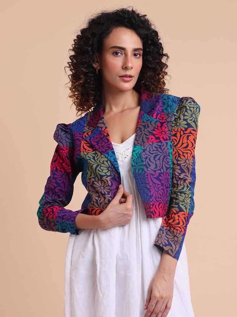 BLOUSON WOMEN COTTON SHRUG