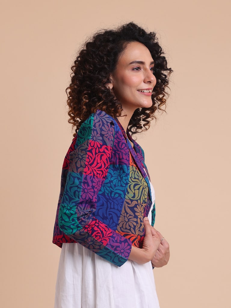 BLOUSON WOMEN COTTON SHRUG