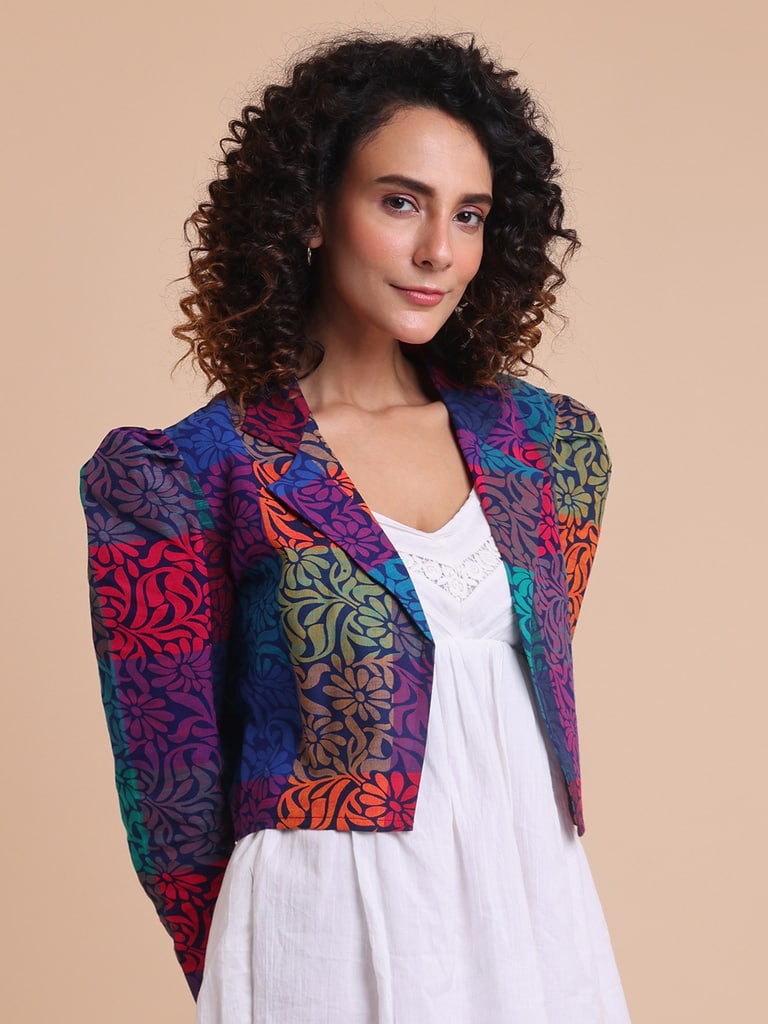 BLOUSON WOMEN COTTON SHRUG