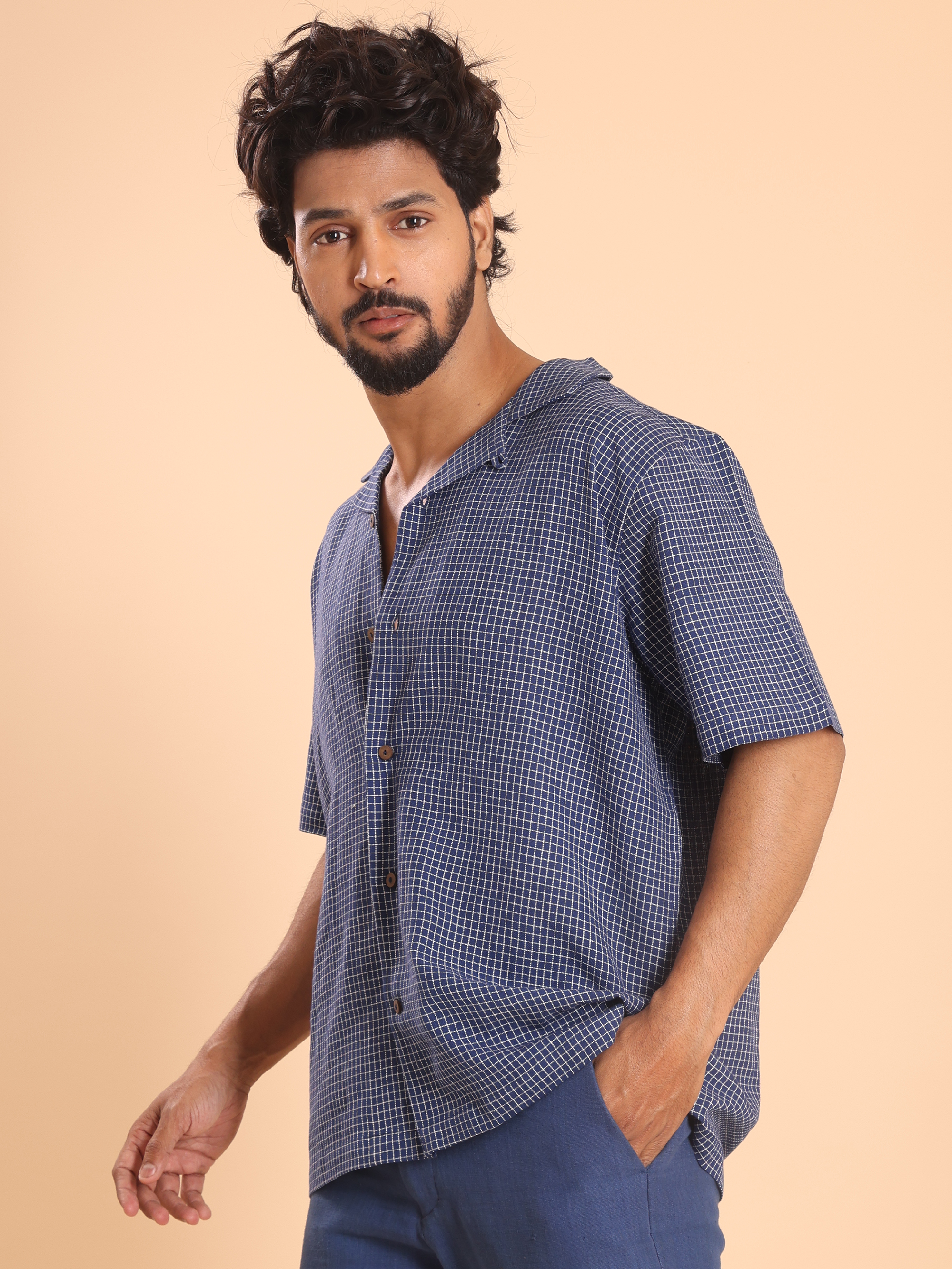 Men's Handspun Cotton casual Shirt