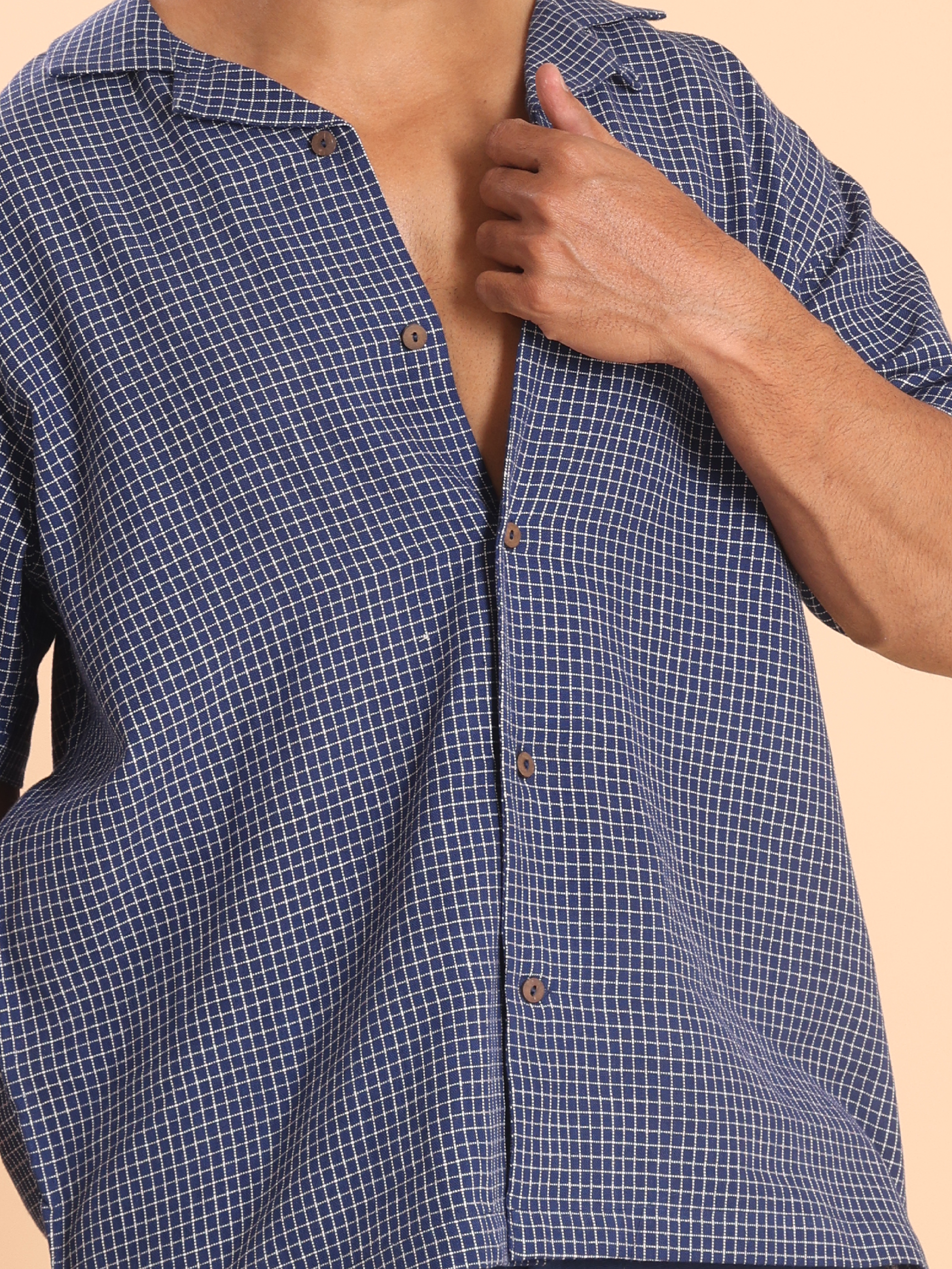 Men's Handspun Cotton casual Shirt