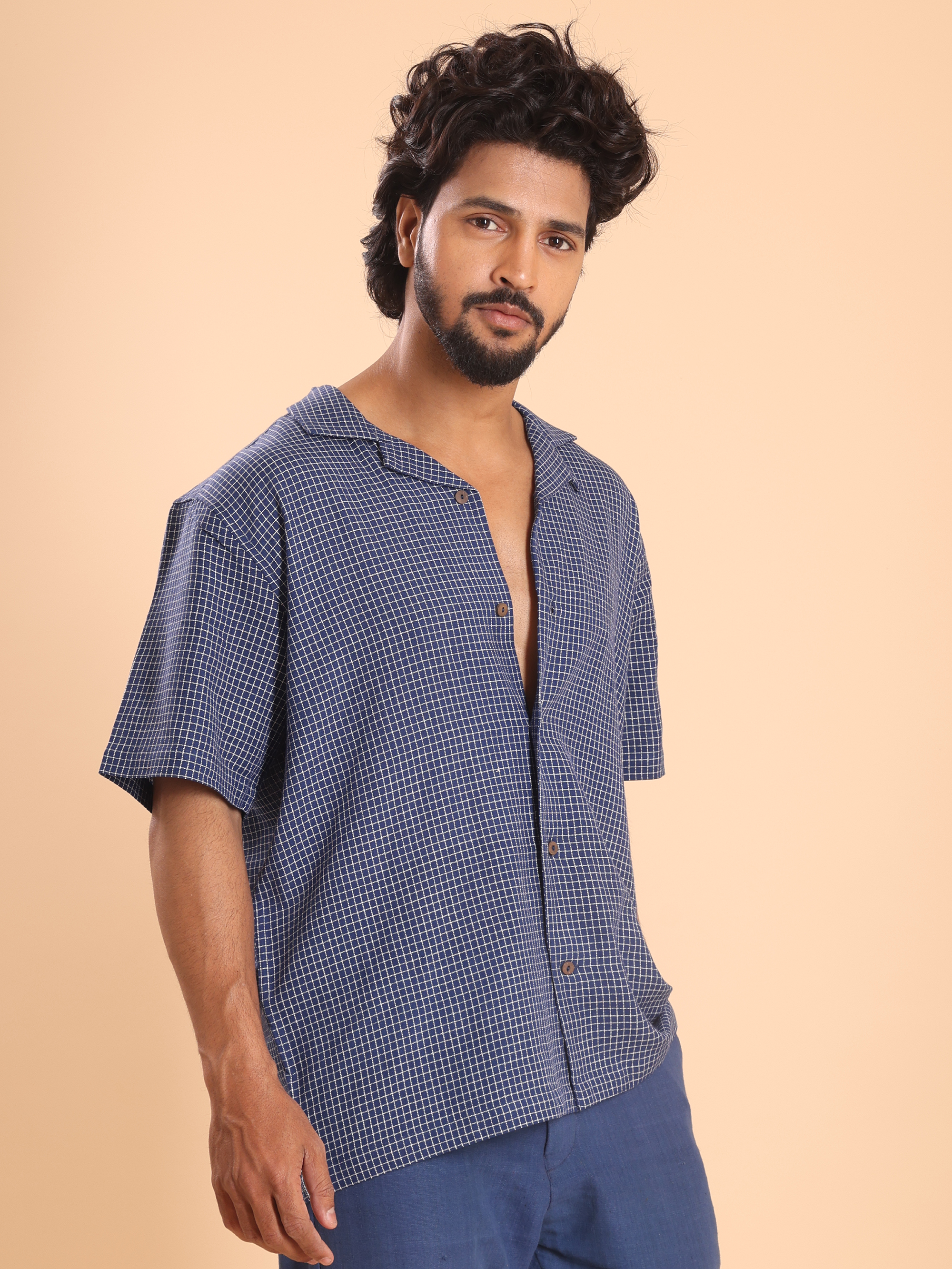 Men's Handspun Cotton casual Shirt