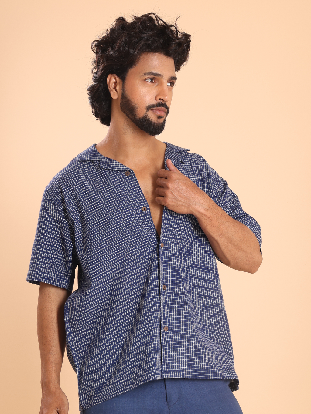 Men's Handspun Cotton casual Shirt