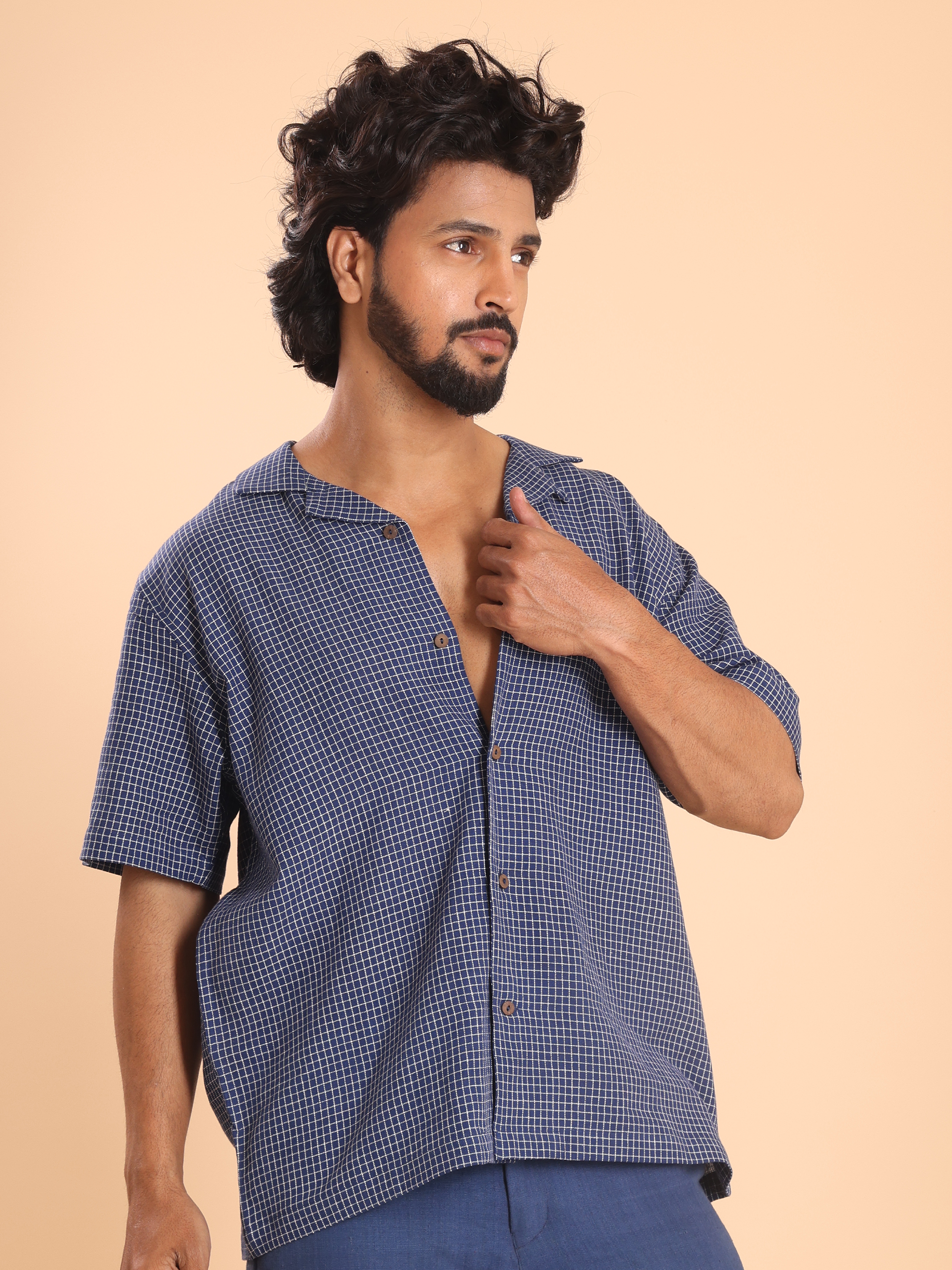 Men's Handspun Cotton casual Shirt