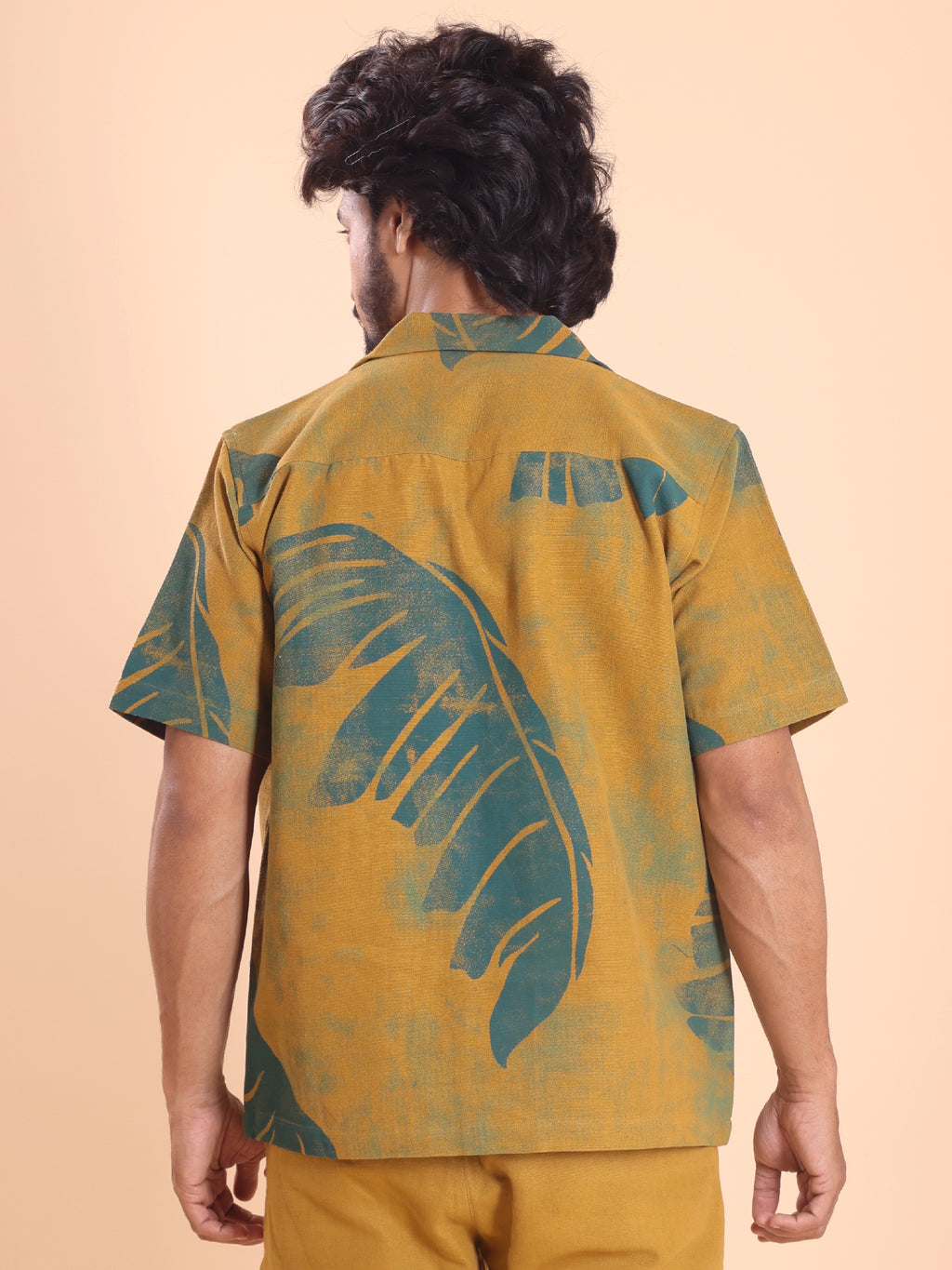 Men's Cotton handspun casual Half shirt