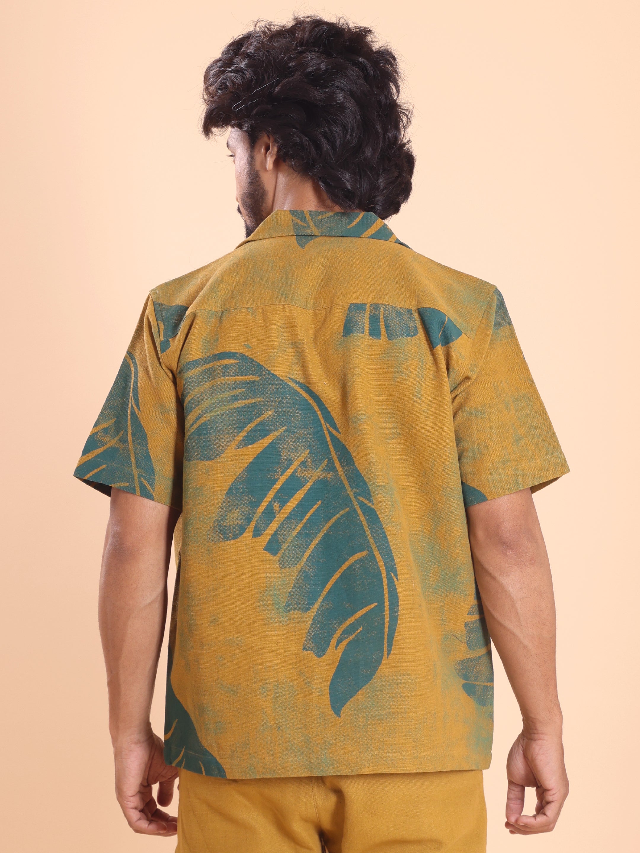 Men's Cotton handspun casual Half shirt