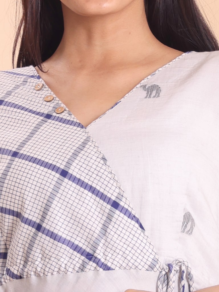 BLOUSON JAMDANI ANGRAKKHA MIDI DRESS