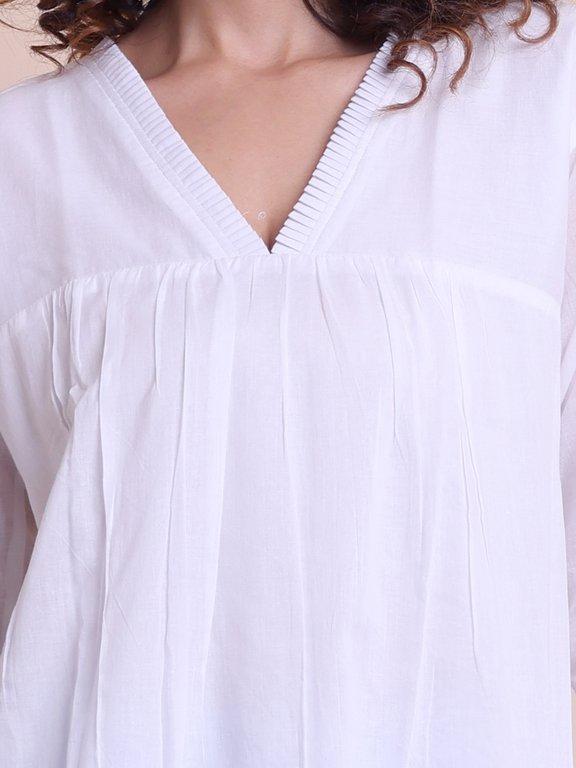 BLOUSON COTTON MALMAL ETHNIC KURTI