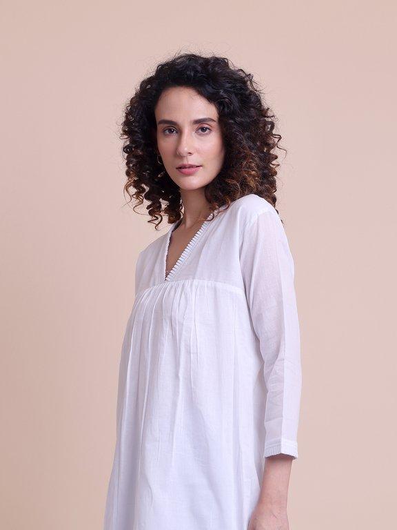 BLOUSON COTTON MALMAL ETHNIC KURTI