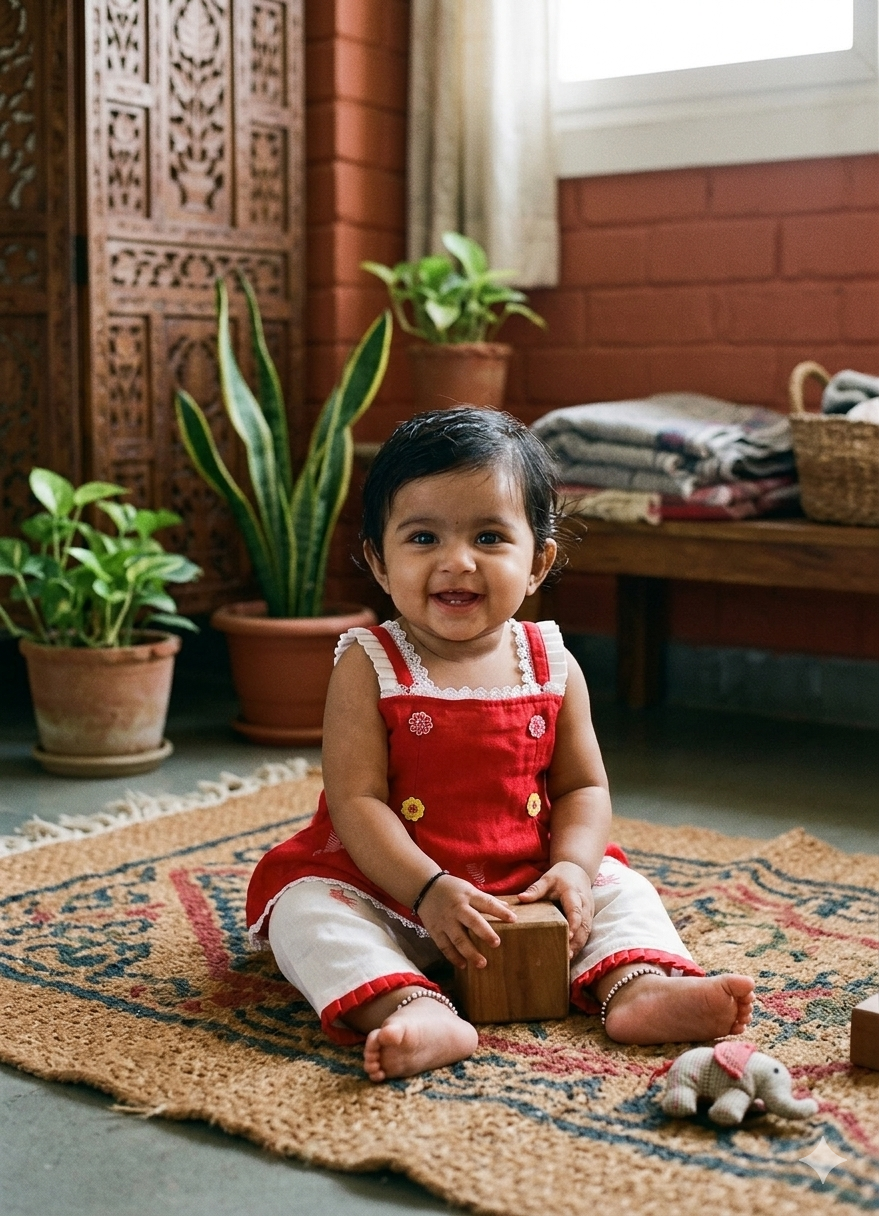 Kids Jamdani co-ord set