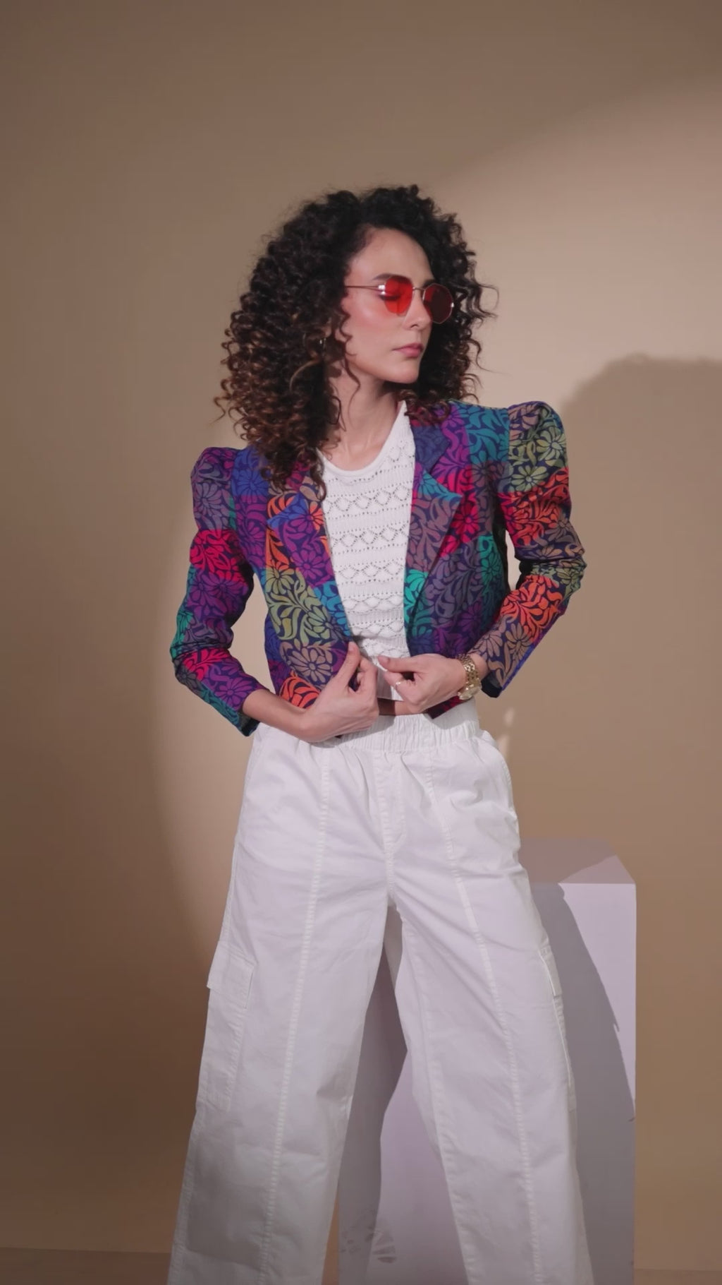 BLOUSON WOMEN COTTON SHRUG